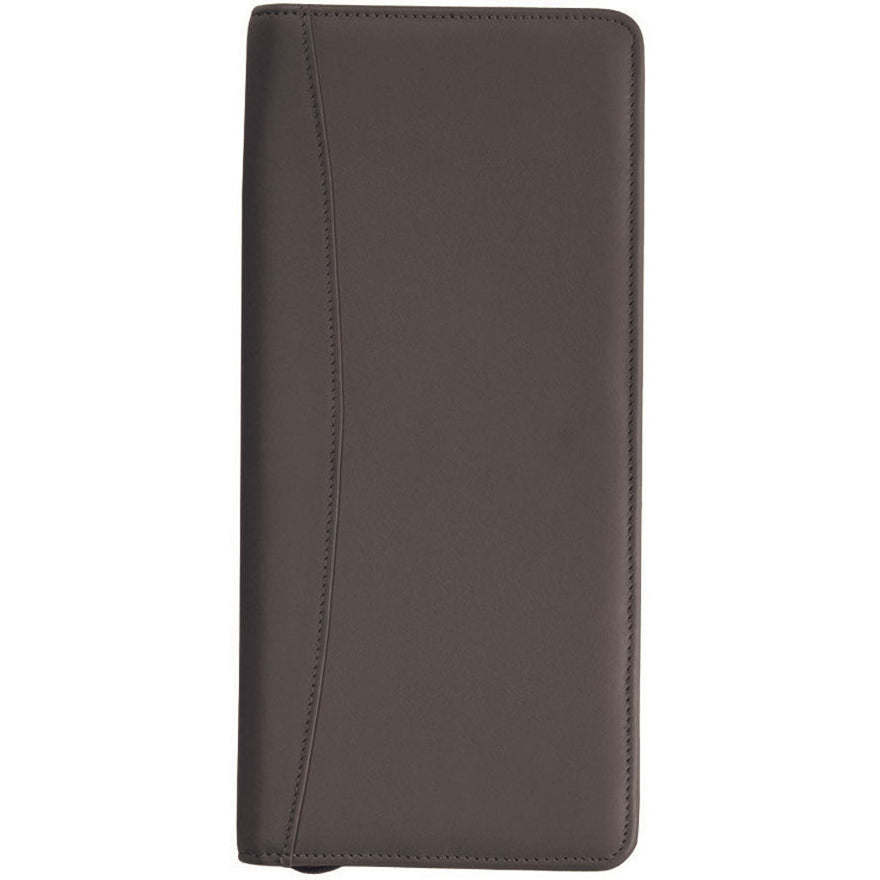 Royce Leather Executive Zippered Travel Document Passport Case Credit Card Wallet - Luggage Factory