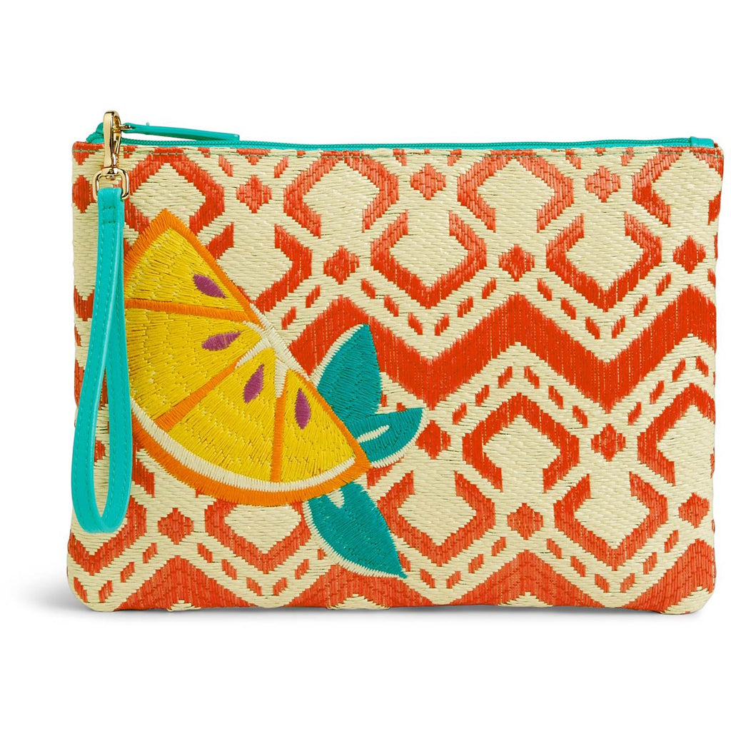Vera Bradley Straw Beach Wristlet