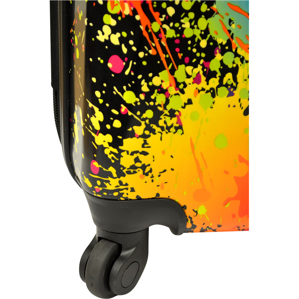 Traveler's Choice Paint Splatter 2 Piece Hardside Expandable Luggage Set