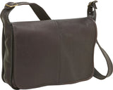 LeDonne Leather Classic Flap Over Messenger