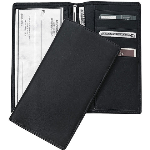 Royce Leather Executive Checkbook Holder Credit Card Wallet 