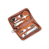 Royce Leather Executive Chrome Plated Mini Manicure Kit