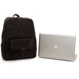 Jill-e Designs JACK Hemingway 15in Leather Laptop Backpack
