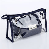 3pcs/set Wash Bag Portable Travel Comestic Bag Organizer Make Up Bag Wash Luggage Zipper