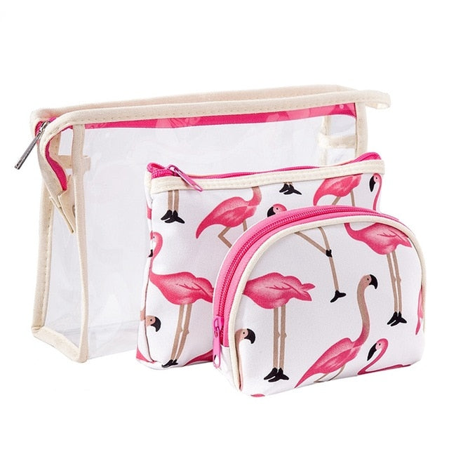 3pcs/set Wash Bag Portable Travel Cosmetic Bags Organizer Make Up Bag Toiletry Wash Luggage