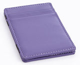 Royce Leather Magic Wallet In Leather, Purple