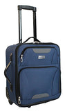 Boardingblue Airlines Rolling Personal Item Under Seat Mini Luggage 16.5" (Navy)