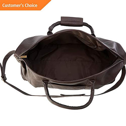 Sandover Royce Leather Luxury Colombian Leather Duffel Bag 3 Colors Rolling Duffel NEW | Model LGGG