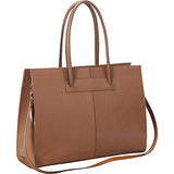 Sharo Leather Bags Women'S Genuine Leather Laptop Tote (Café Ole)