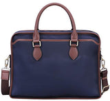 Banuce Mens Waterproof Nylon and Faux Leather 14 Inch Laptop Briefcase Messenger Bag Business