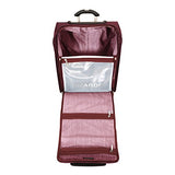 Ricardo Beverly Hills Mar Vista 2.0 16-Inch Under Seat Rolling Travel Tote (Wine)