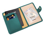Zoppen Rfid Blocking Travel Passport Holder Cover Slim Id Card Case (#25 Teal Green)