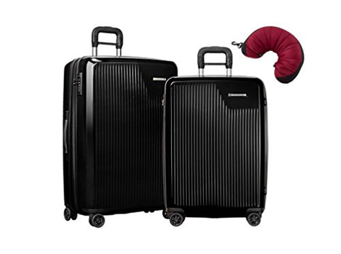 Briggs & Riley Sympatico 3 Piece Spinner Set | Medium Cx Spinner | Large Cx Spinner | Travel Pillow