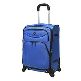 Travelers Club Luggage Marina 3-Piece Expandable Softside Spinner Value Set, Blue
