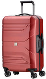 Titan Bags Prior Senolite 27" Hardside Checked Spinner Luggage (Sunset Red)