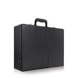 Solo Grand Central Attaché, Hard-Sided With Combination Locks, Black