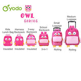 Yodo Kids Insulated Toddler Backpack with Leash Safety Harness Lunch Bag