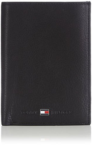 Tommy Hilfiger Unisex - Adults Johnson N/S Wallet W/Coin Pocket Purse, black, size OS