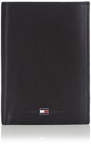 Tommy Hilfiger Unisex - Adults Johnson N/S Wallet W/Coin Pocket Purse, black, size OS