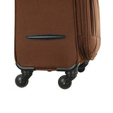 Mia Toro Italy Tena Softside 24 Inch Spinner, Gray