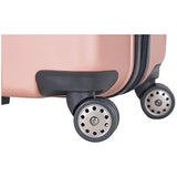 Kenneth Cole Reaction Reverb 20" Hardside Expandable 8-Wheel Spinner Carry-on Luggage, Rose Gold