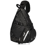 SEEU 32L Oversized Sling Bag Backpack, Crossbody Bag Gym Backpack Outdoor Hiking Travel Bag for Men