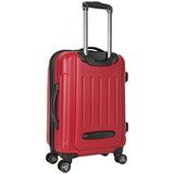 Kenneth Cole Reaction Renegade 8-Wheel Hardside Expandable 3-Piece Set: 20" Carry-On, 24", 28" Luggage, Red