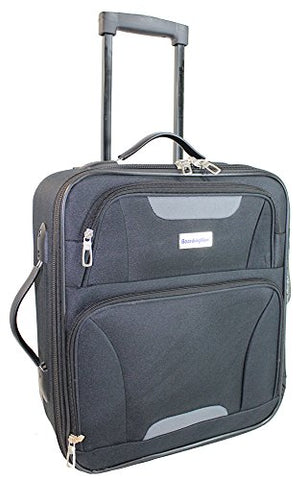 BoardingBlue China-US Airlines Rolling Luggage Under Seat Personal Item (Black)