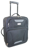 Boardingblue Airlines Rolling Personal Item Under Seat Luggage Frontier, Spirit (Black)