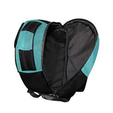 Stylish Blue Cartoon Bird Backpack- Lightweight School College Travel Bags, ChunBB 16" x 11.5" x 8"