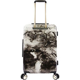 BEBE Luggage Teresa 3pc Spinner Suitcase Set, Black Marble