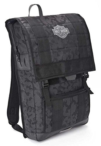 Harley-Davidson 24/7 Nightvision Multi-Functional Backpack, Black 99217