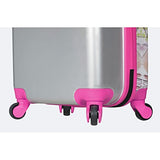 Fashionable Mia Toro Izak-Stylish Traveller Hardside Spinner Luggage 3PC w/10-Year Warranty- SPRING