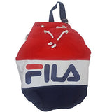 Fila Men's Canvas Bag, Red/White/Navy, One Size