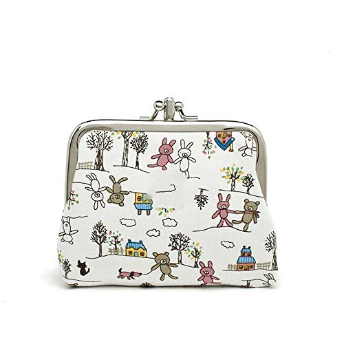 Canvas Women Coin Purse Wallet Girl Little Bag For Ladies SmallPouch Wallet (Color - 06)