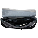 Kenneth Cole Reaction Strident-Class Vegan Leather 15" Laptop & Tablet Crossbody Messenger Bag for Work, School, & Travel, Black, Laptop