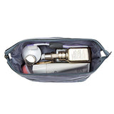 ABage Cosmetic Bag Waterproof Travel Makeup Shaving Grooming Toiletry Bag Dopp Kit, Black