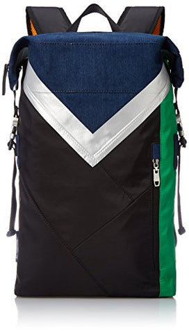 Diesel Men's Sportydiesel F-Sporty Back, blue denim/black/jelly bean, UNI