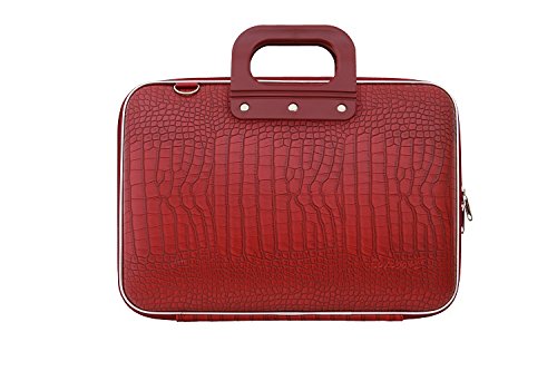 Bombata E00660-5 13 in. Medio Cocco Laptop Brief - Red
