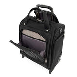 Travelpro Crew Versapack Rolling Underseat Carry-on, Jet Black