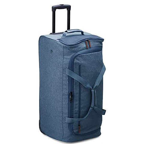 DELSEY Paris Maubert 2.0 Two Wheel Duffle Bag, Blue, 29 Inch