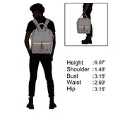 Veegul Stylish Doctor Style Multipurpose Canvas School Travel Backpack For Men Women Dual Pockets