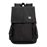 ABage Anti Thief Travel College School 15.6 Inch Laptop Backpacks Book Bag USB Charging, Black