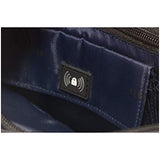 Kenneth Cole Reaction Tech-IT Flapover Pull-Thru Handle Anti-Theft RFID 15.6" Laptop & Tablet Business Portfolio With USB Charging Port, Black