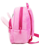 Smilesky Kid'S Backpack Toddlers Preschool Shoulder Bags Cartoon Plush Animal Bunny Bags Pink 9.5"