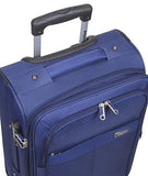 Dejuno Tuscany 3-Piece Lightweight Spinner Luggage Set-Navy