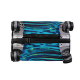 Luggage Cover Vibrant Peacock Feather Suitcase Protector Travel Luggage 18-32 Inch