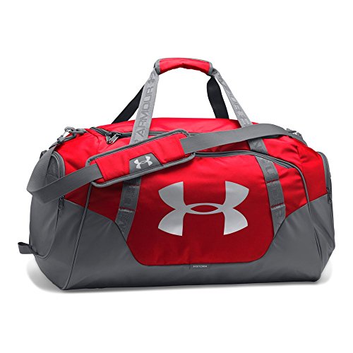 Under Armour Undeniable Duffle 3.0 Gym Bag, Red (600)/Silver,