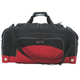 Travelers Club 4 Piece Gym Duffel and Accessory Set, Red