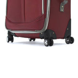 Olympia Luggage  Tuscany 25 Inch Expandable Vertical Rolling Luggage Case,Red,One Size